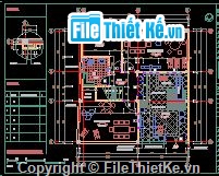 File thiết kế,File cad thiết kế,Bản vẽ autocad,Bản cad thiết kế,nhà 3 tầng,3 tầng